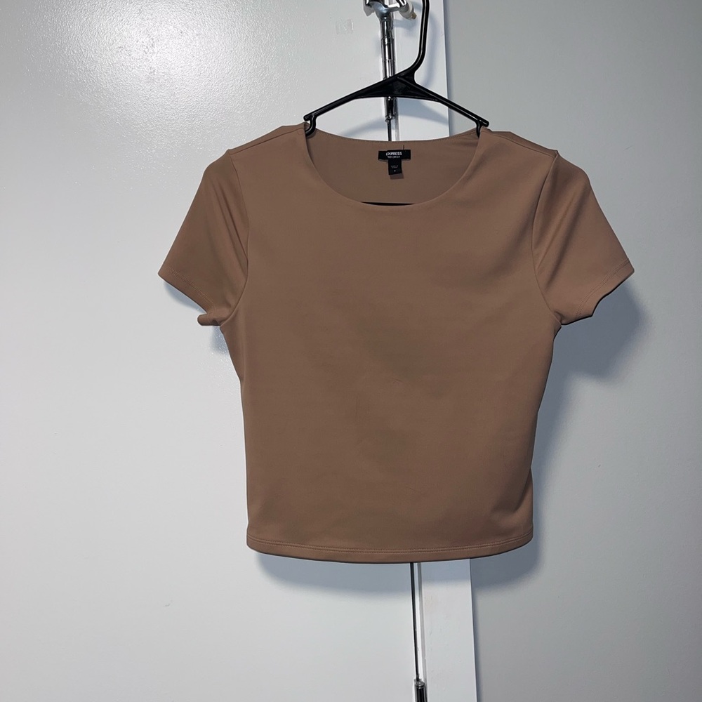Camel Contour Short Sleeve Women's Top